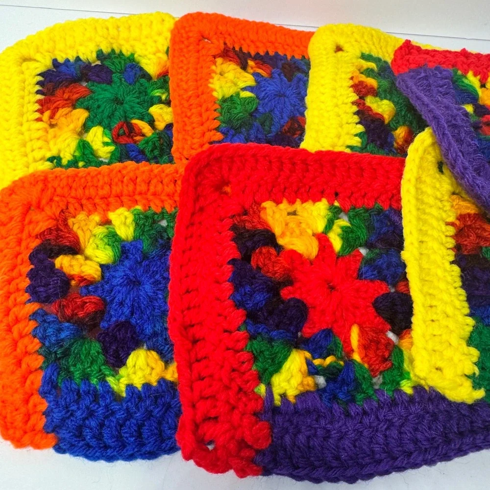 Handmade crochet granny