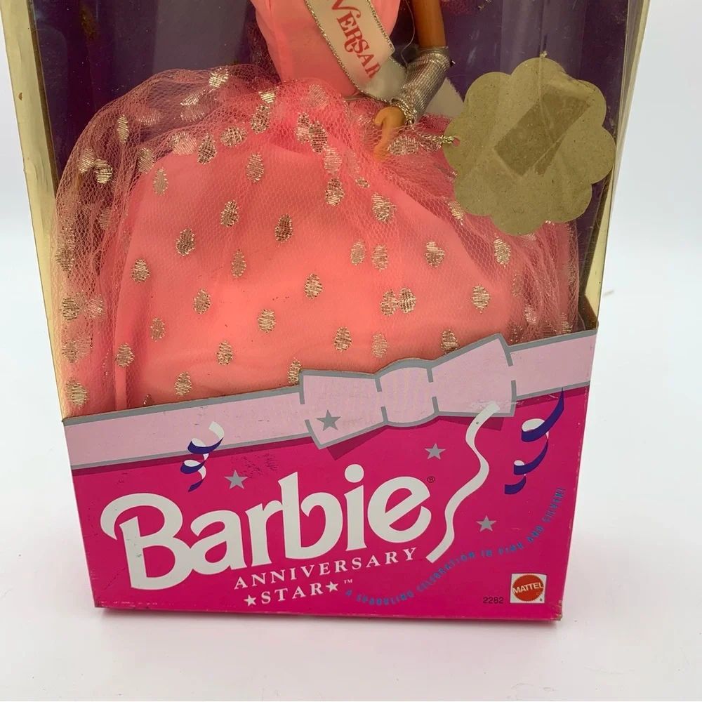 Vintage Barbie Doll 30th Anniversary Star 1992‎ Mattel #2282 Pink Princess NIB