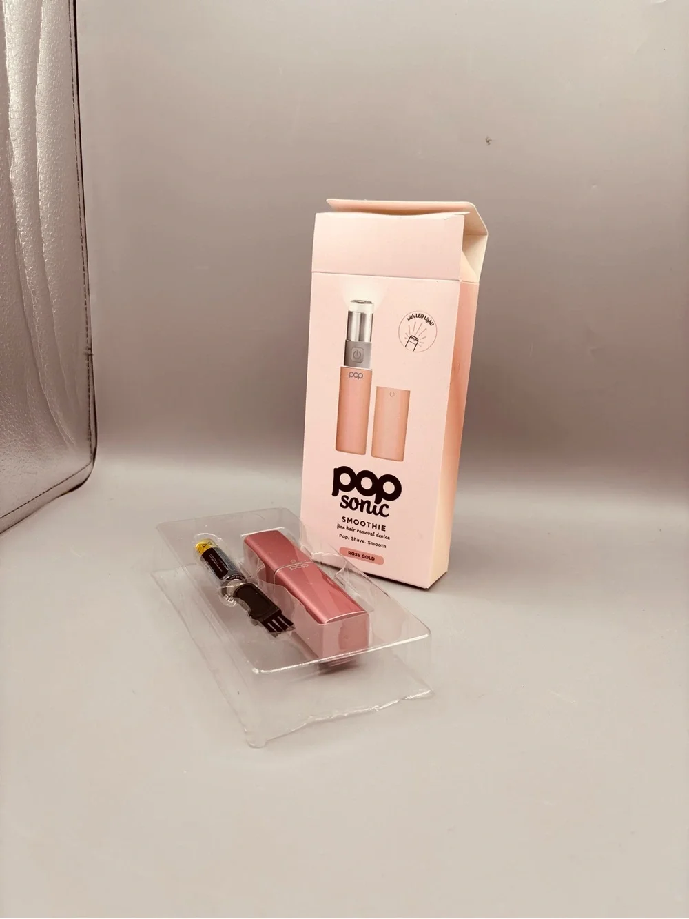 pop Sonic Smoothie Facial Cleansing Device - Rose Gold