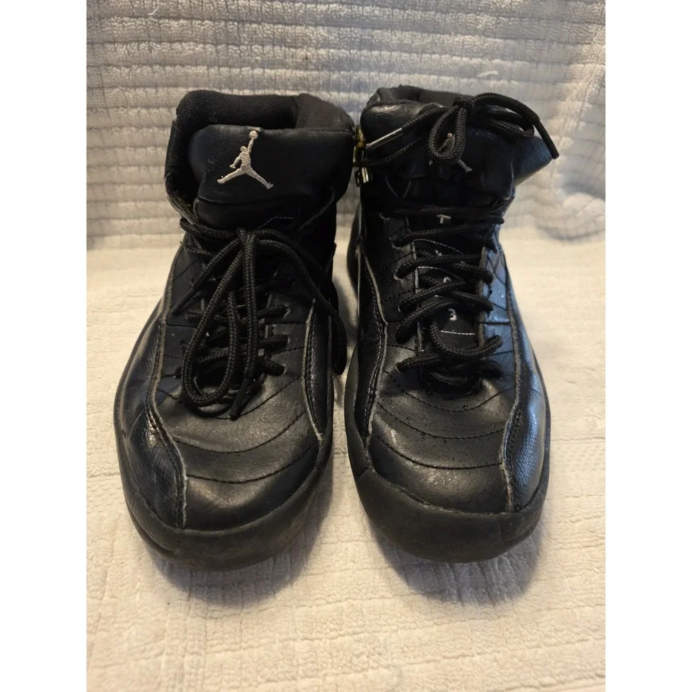 Air Jordan 12 Retro Black Gold 2016 Men's Size 7 130690-013‎ Pre-Owned