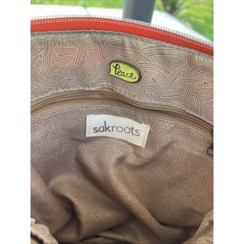 Sakroots Birds‎ of Paradise Crossbody Metro Bag Handbag Boho Festival Purse
