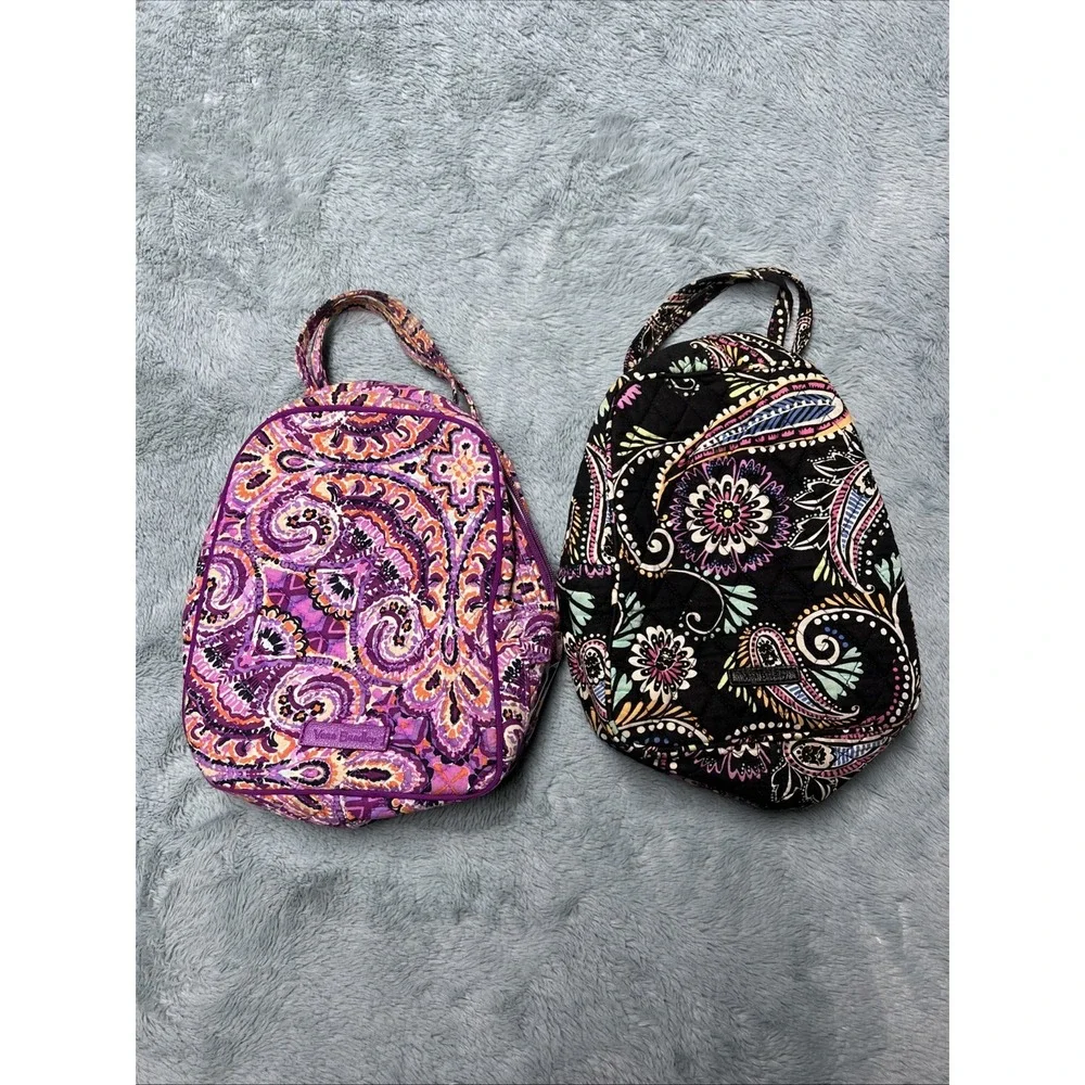 Vera Bradley Lunch Bags Lot Of‎ 2 Multicolor School Work