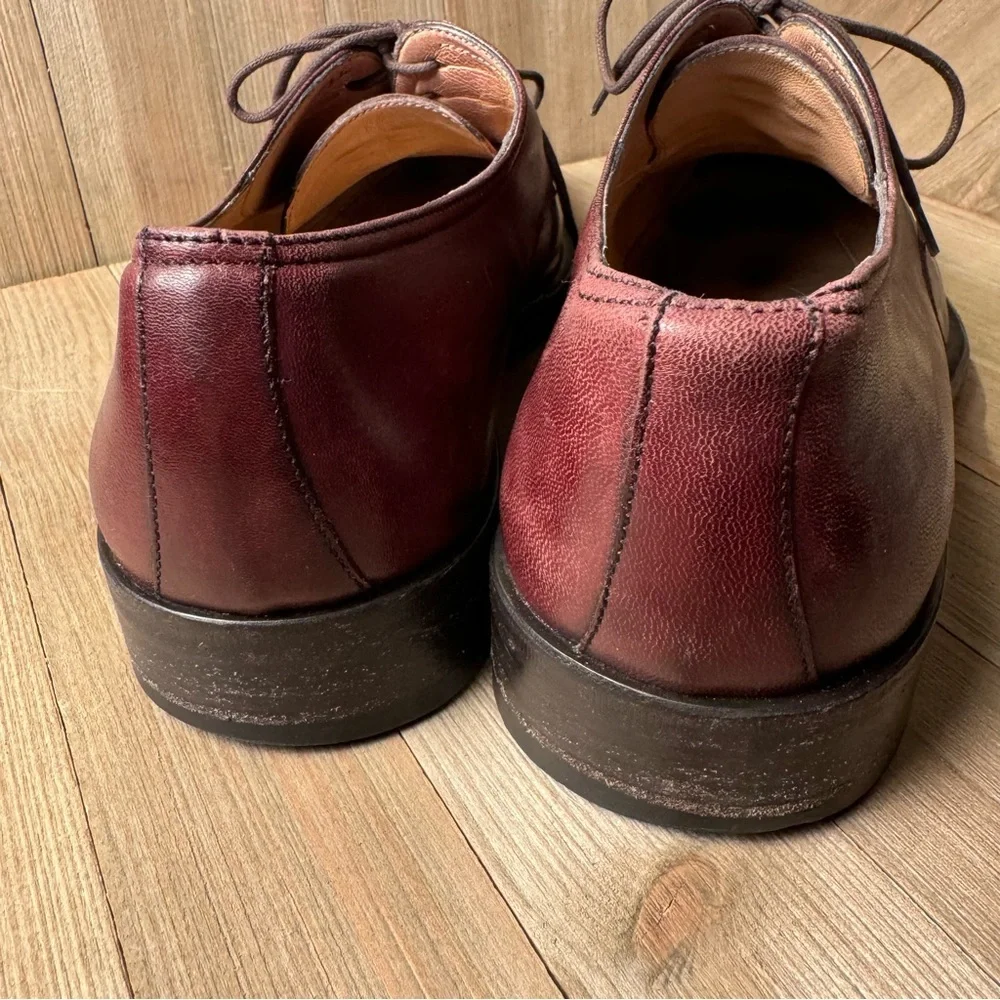 Bruno Magli Men’s Cordovan Lace Up Branson Toe Cap Oxford Dress Shoes size 8‎