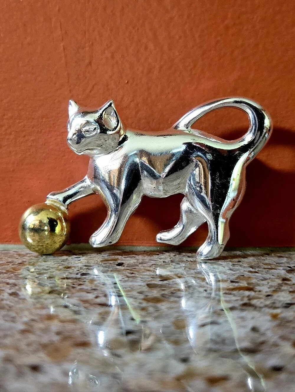 Vintage crazy cat