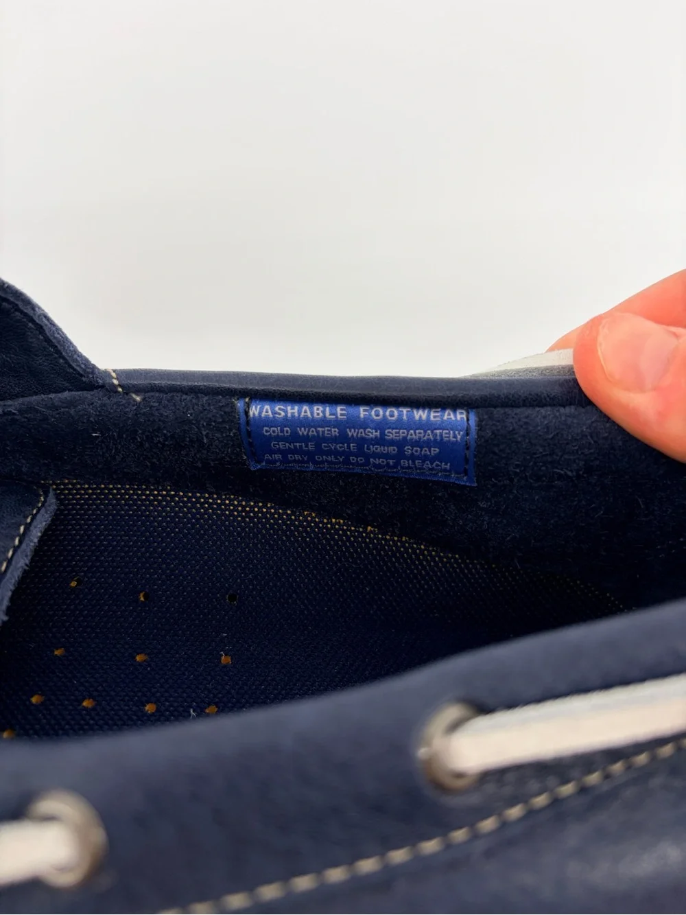 Rockport Men’s Leather Boat Shoes Dock Siders Navy Blue Sz 12M