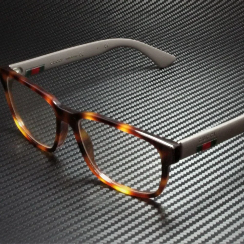 Gucci Grey Brown 55mm Eyeglasses