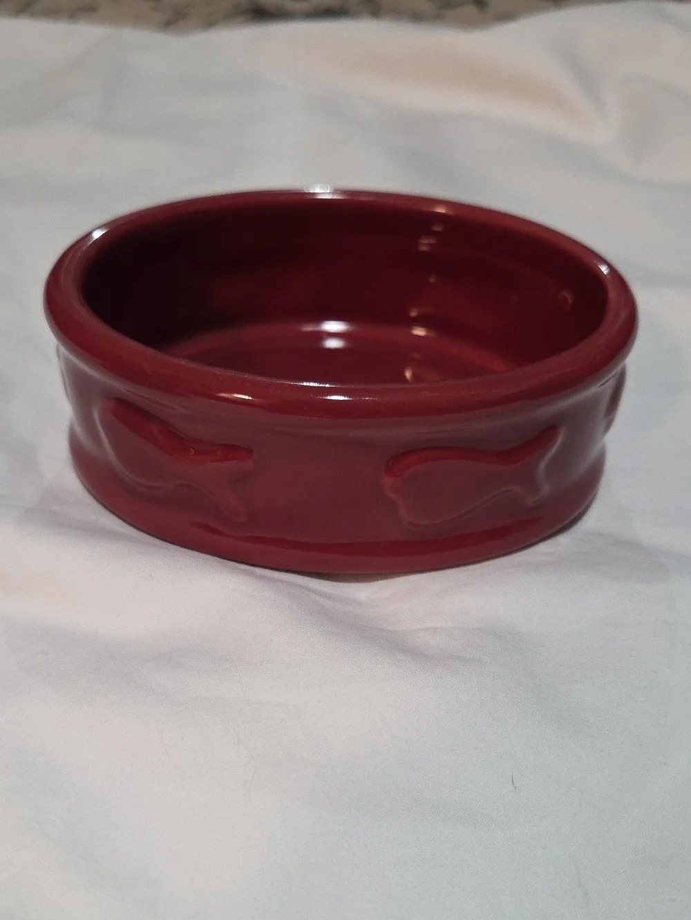 3 Cute Ceramic Cat Food Bowls
