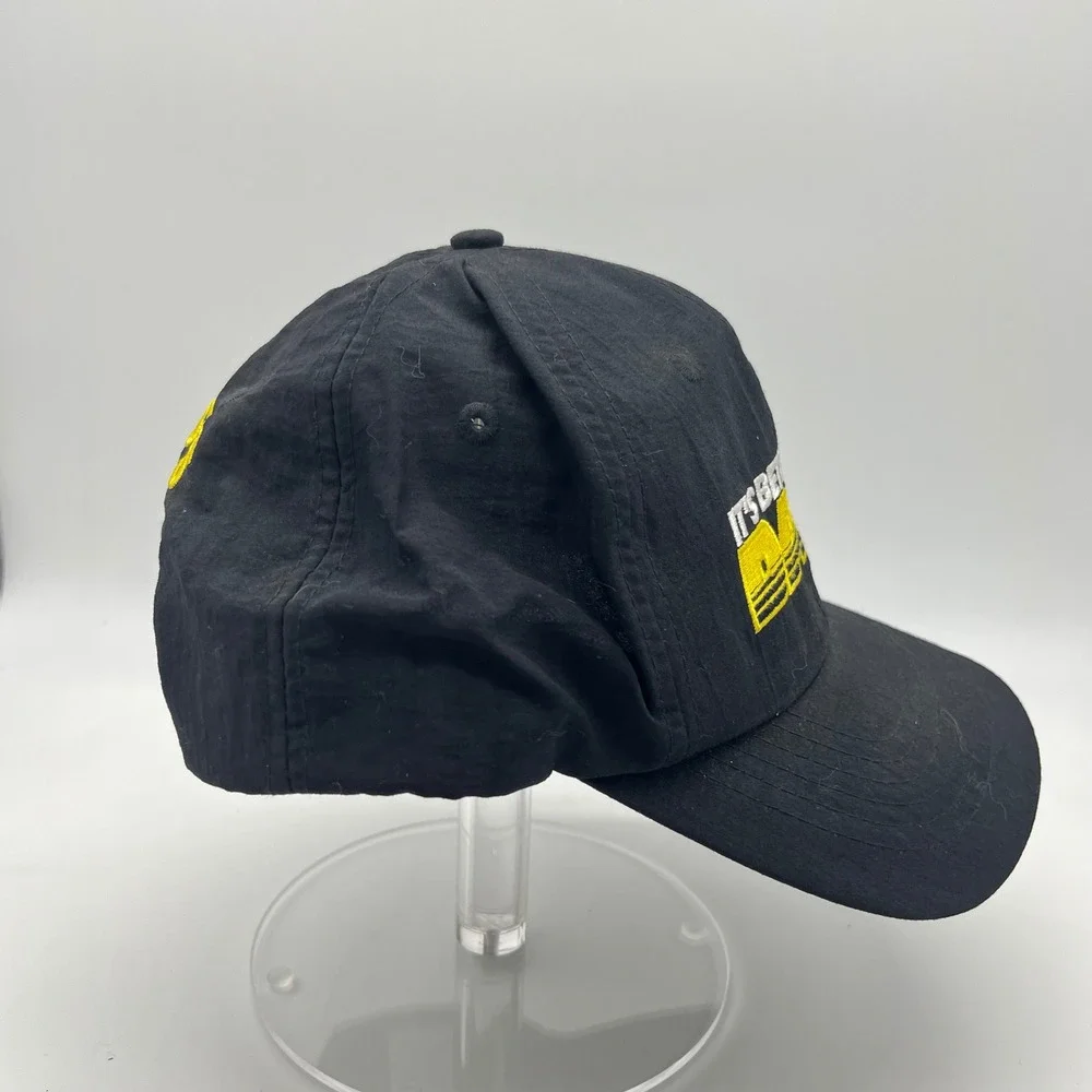 Vintage Myers's Original Dark Rum Black Baseball Cap Better in the Dark  Hat 90s