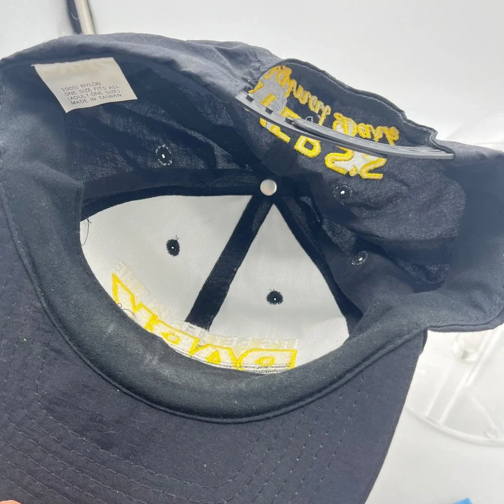 Vintage Myers's Original Dark Rum Black Baseball Cap Better in the Dark  Hat 90s