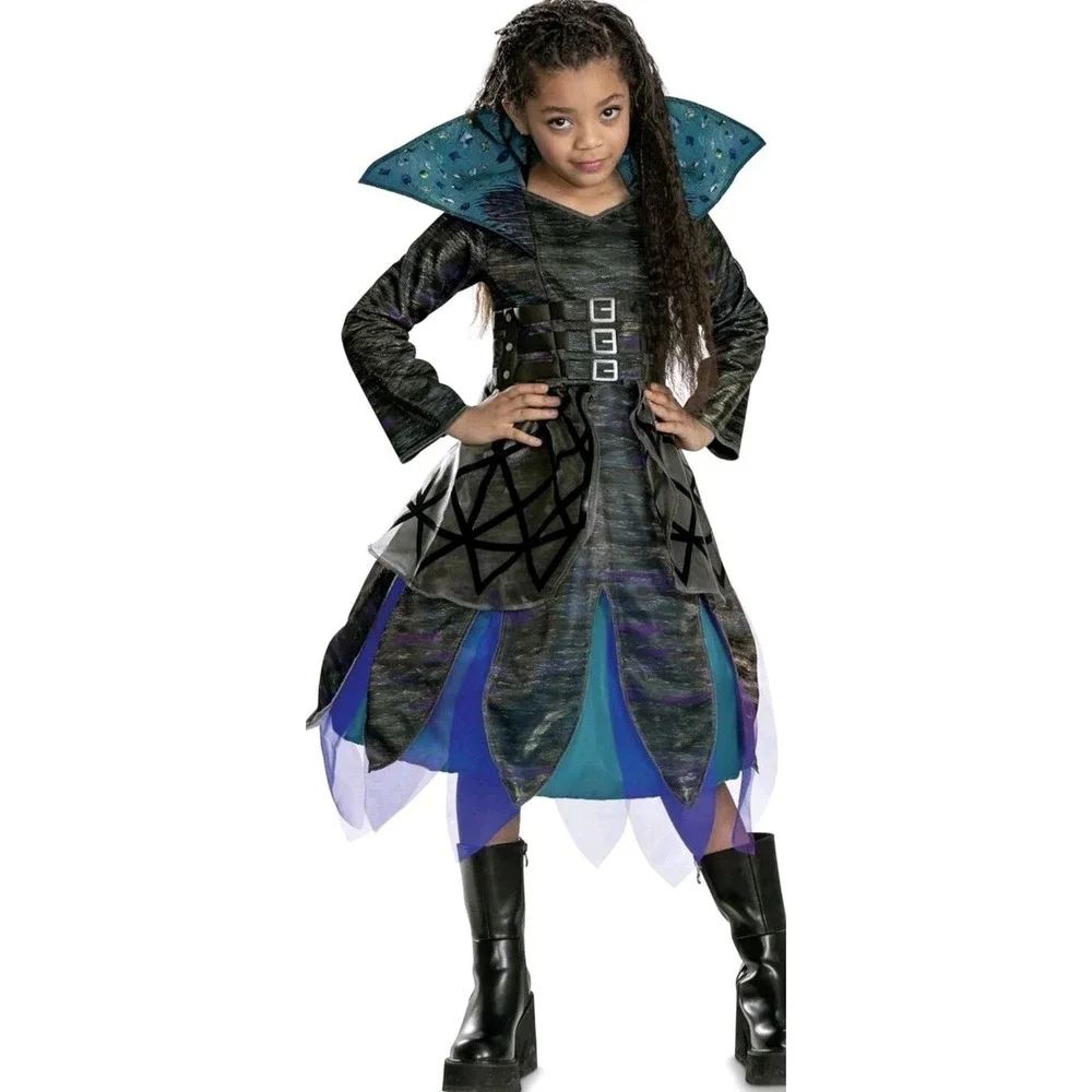 Uliana Deluxe Descendants Rise of Red Disney Child Costume Large 10-12‎ Kids