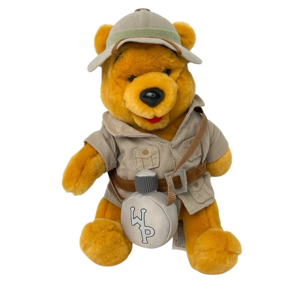 Disney Safari Winnie The Pooh Animal Kingdom Theme Park Exclusive Plush New Tags