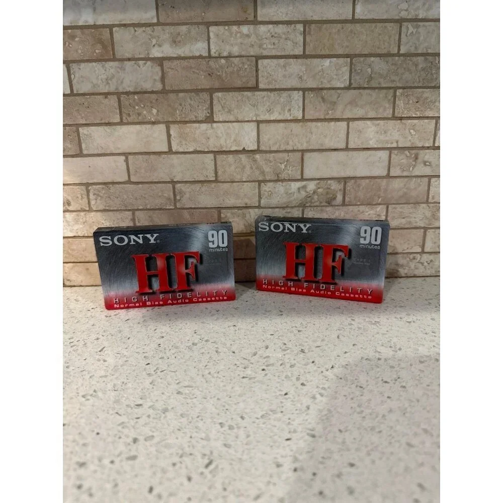 Sealed Unused Blank Hi-Fi Sony‎ Cassette Tape 90 Minutes bundle