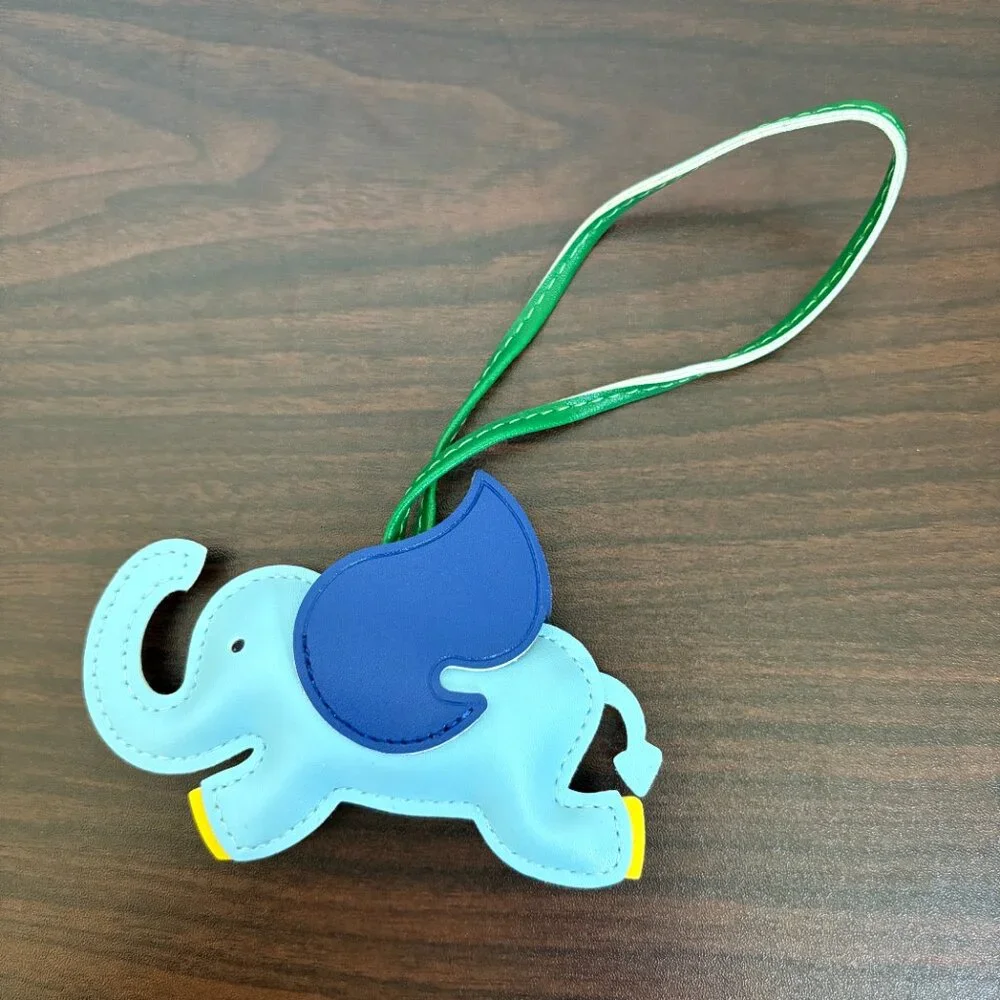 Elephant Bag Charm Dumbo Pegasus Bag Charm Blue New