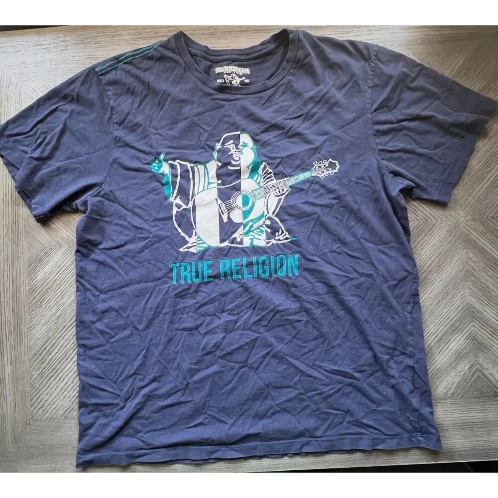 Vintage True Religion Buddha T-Shirt Size Men's Size Large