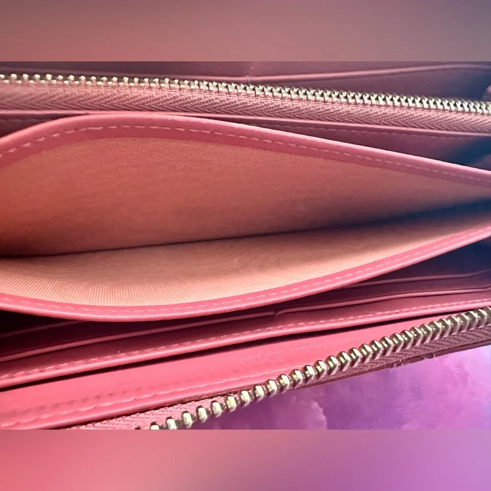Dior Cannage Wallet (EUC; Pink)