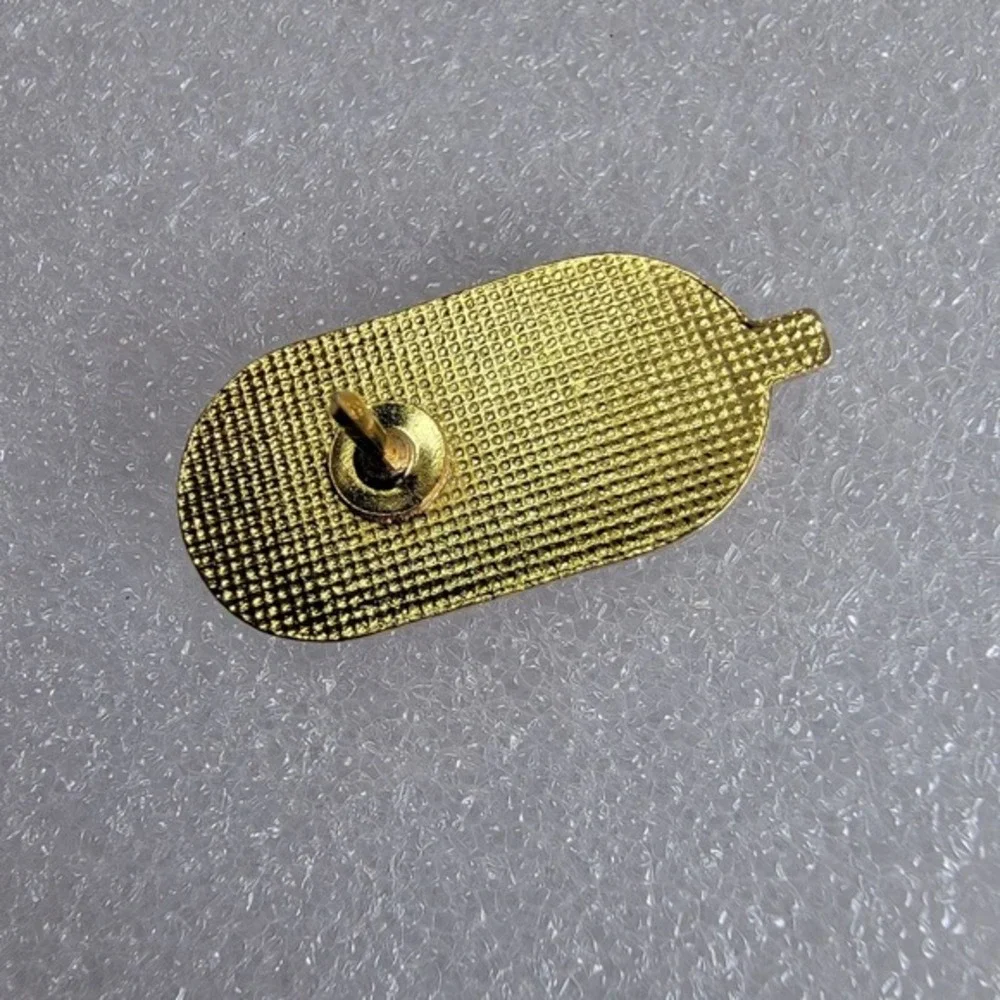Vintage Operation Redblock Railroad Safety Amtrak Lapel Pin Gold Tone‎ Signal