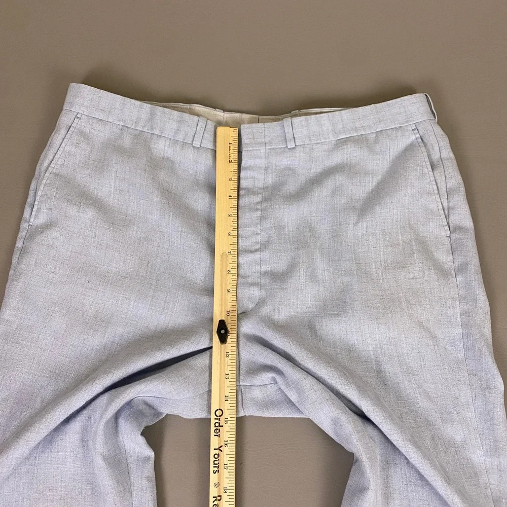 Vintage Farah Clothing Dress Pants‎ Men's Size 42x29 Straight Leg Light Blue