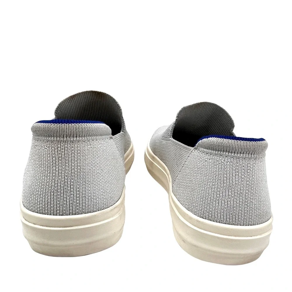 Rothys The Original Slip On City Sneakers Grey Shoes Unisex Womens 8 | Men's 6.5