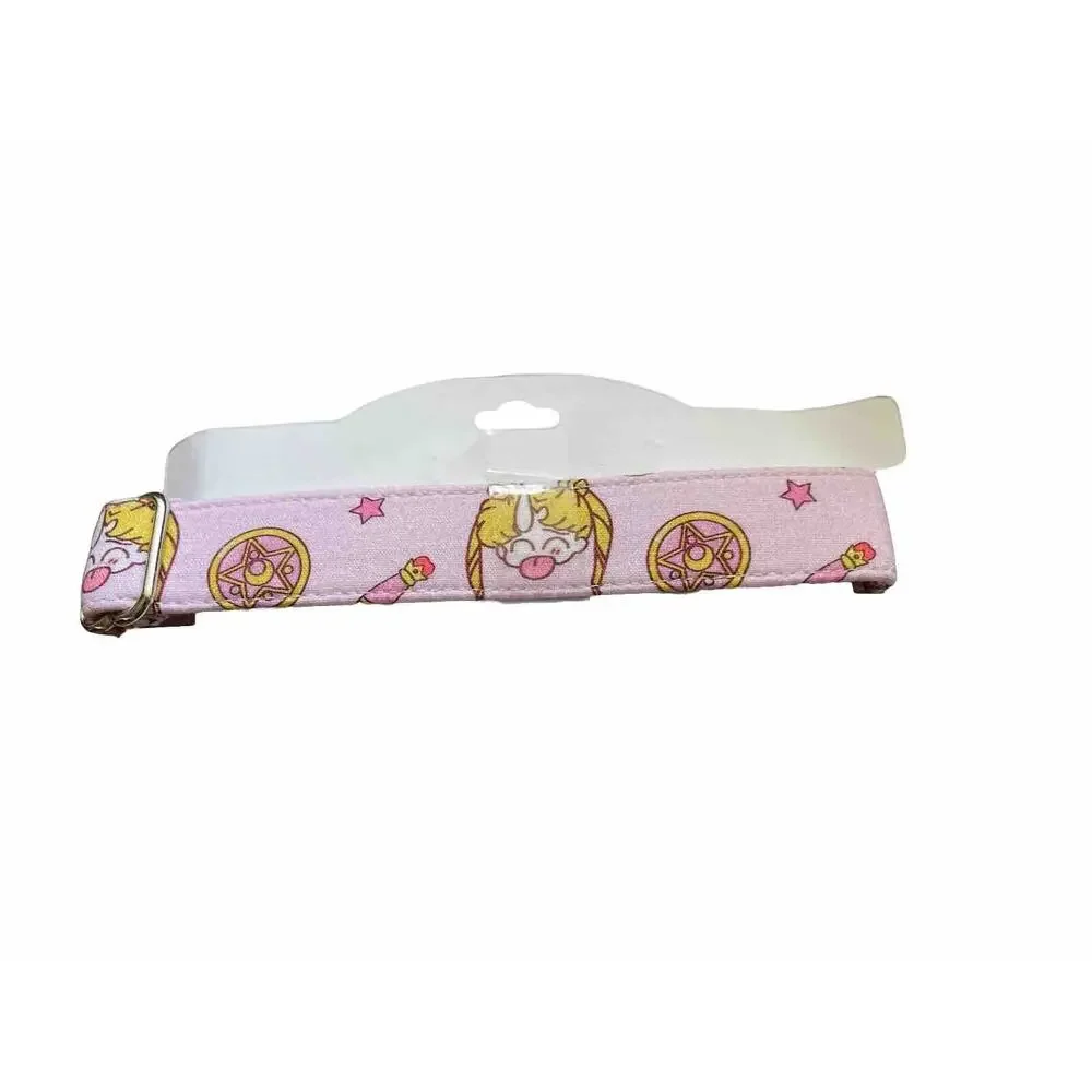 Pink Dog Collar Anime Adjustable Cute Dog Collar Brand New With Tags
