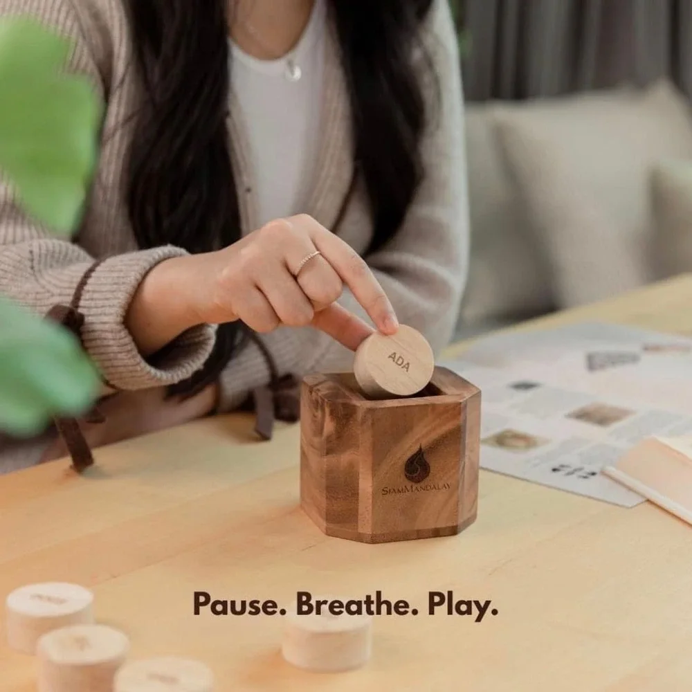 SiamMandalay Bitcoin Wooden‎ Stacking Puzzle Crypto Dest Toy