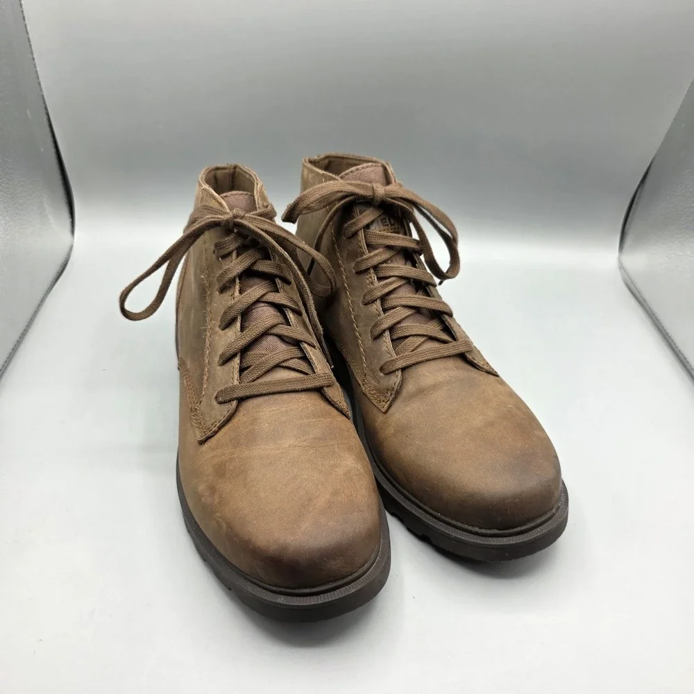 Sorel‎ Madson Chukka Boots Mens 8 Brown Leather Comfort Waterproof Lace Up