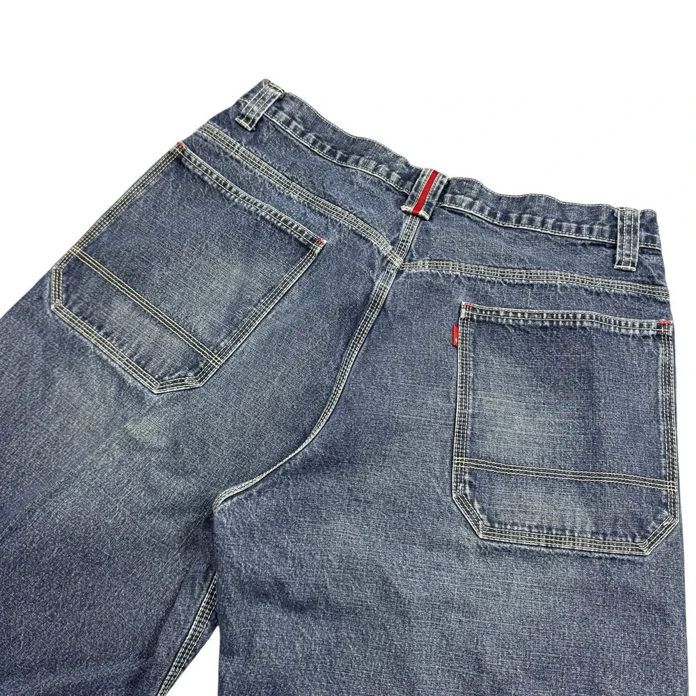 Vintage Levi's Shorts‎ Mens 36x11 Denim Worker Y2K Blue Baggy Grunge Skater