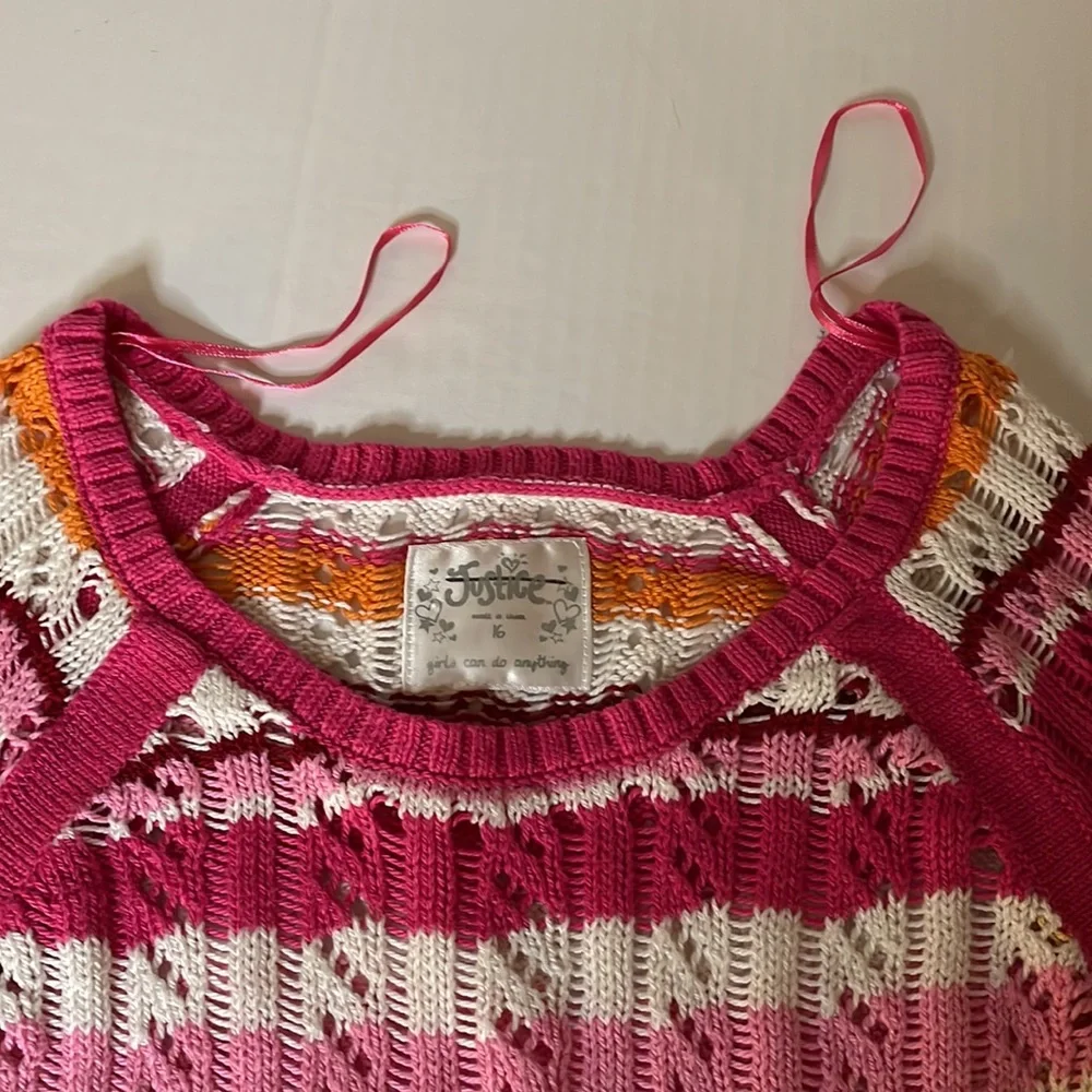 Justice multi pink