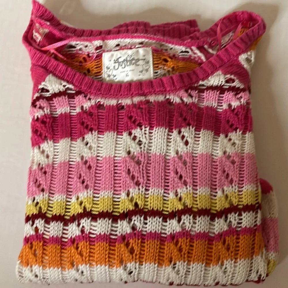 Justice multi pink