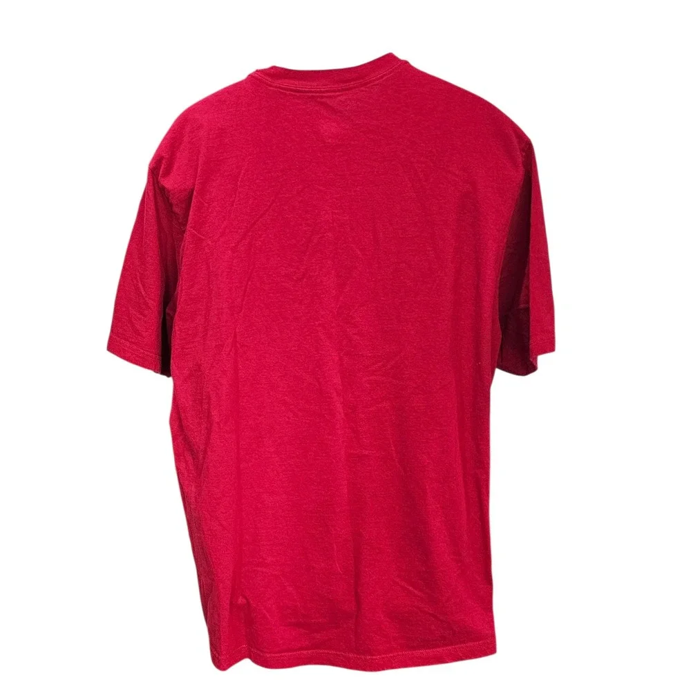 Adidas Indiana Hoosiers Mens‎ Red Graphic T-Shirt IU Logo Short Sleeve Large