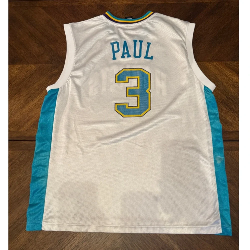Chris Paul Hornets #3 NBA Adidas Jersey XL Throwback‎ Basketball |W1