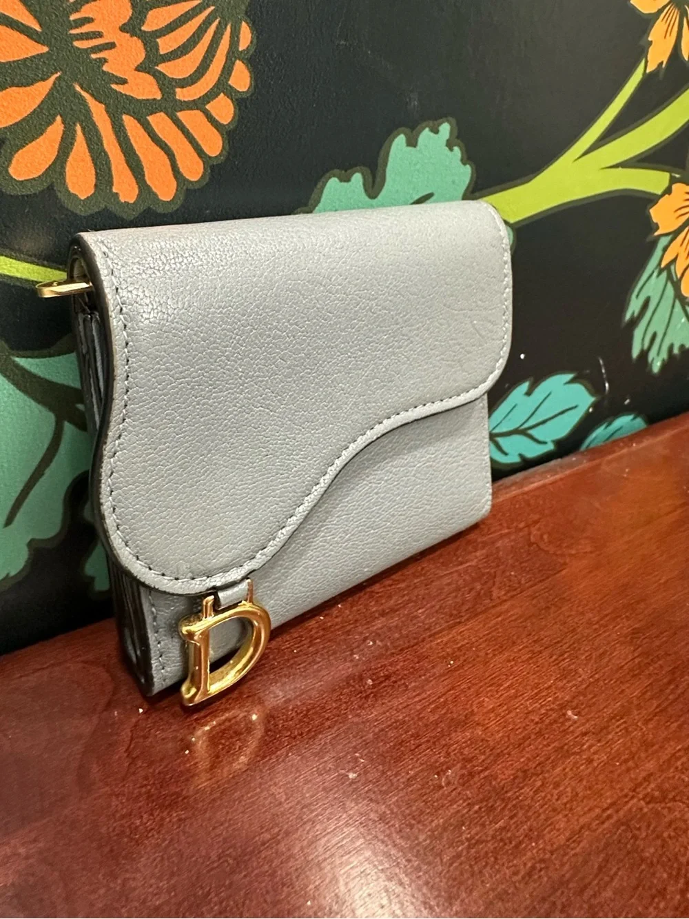 Dior leather zip clean