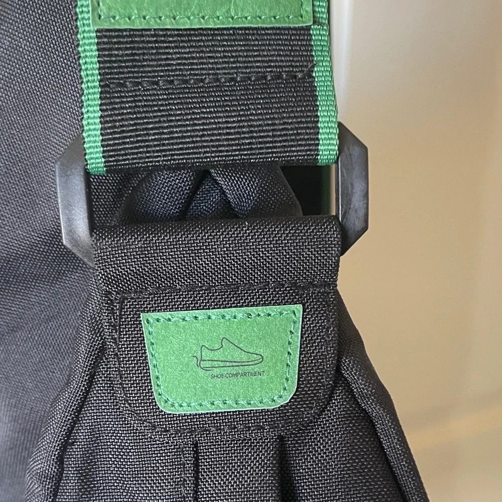 Black and Green Gym Bag