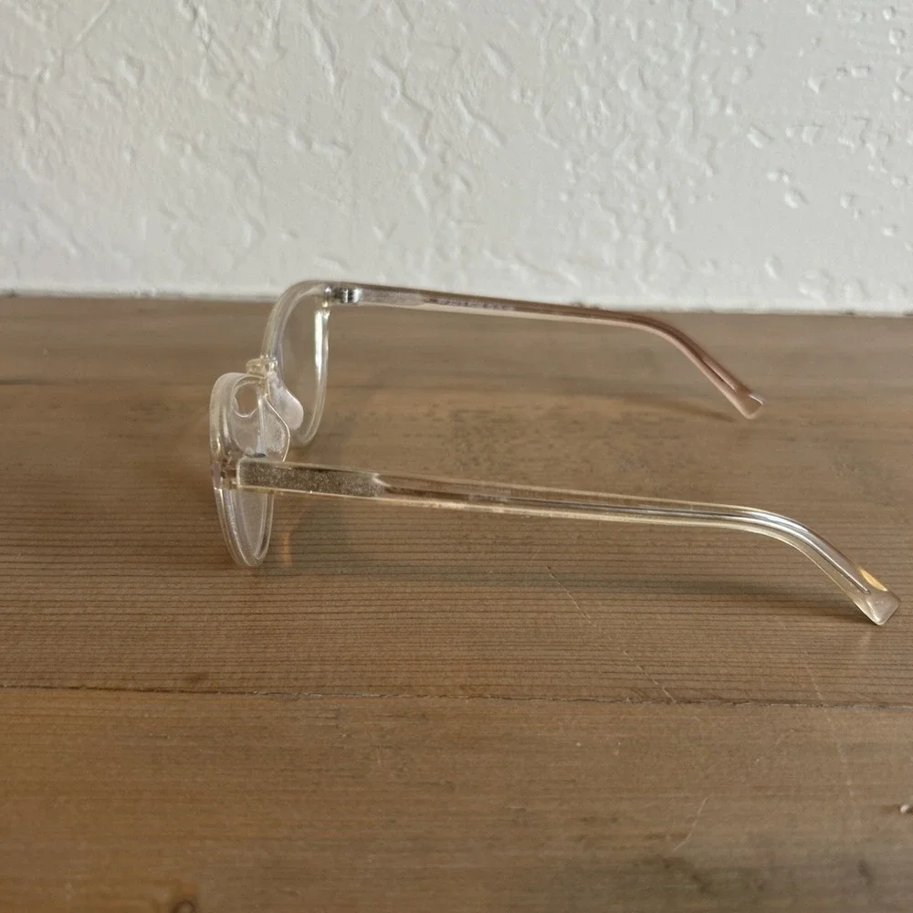 WP20218 Clear Rose Eyeglasses Frames Clear Rectangular 52-15-140