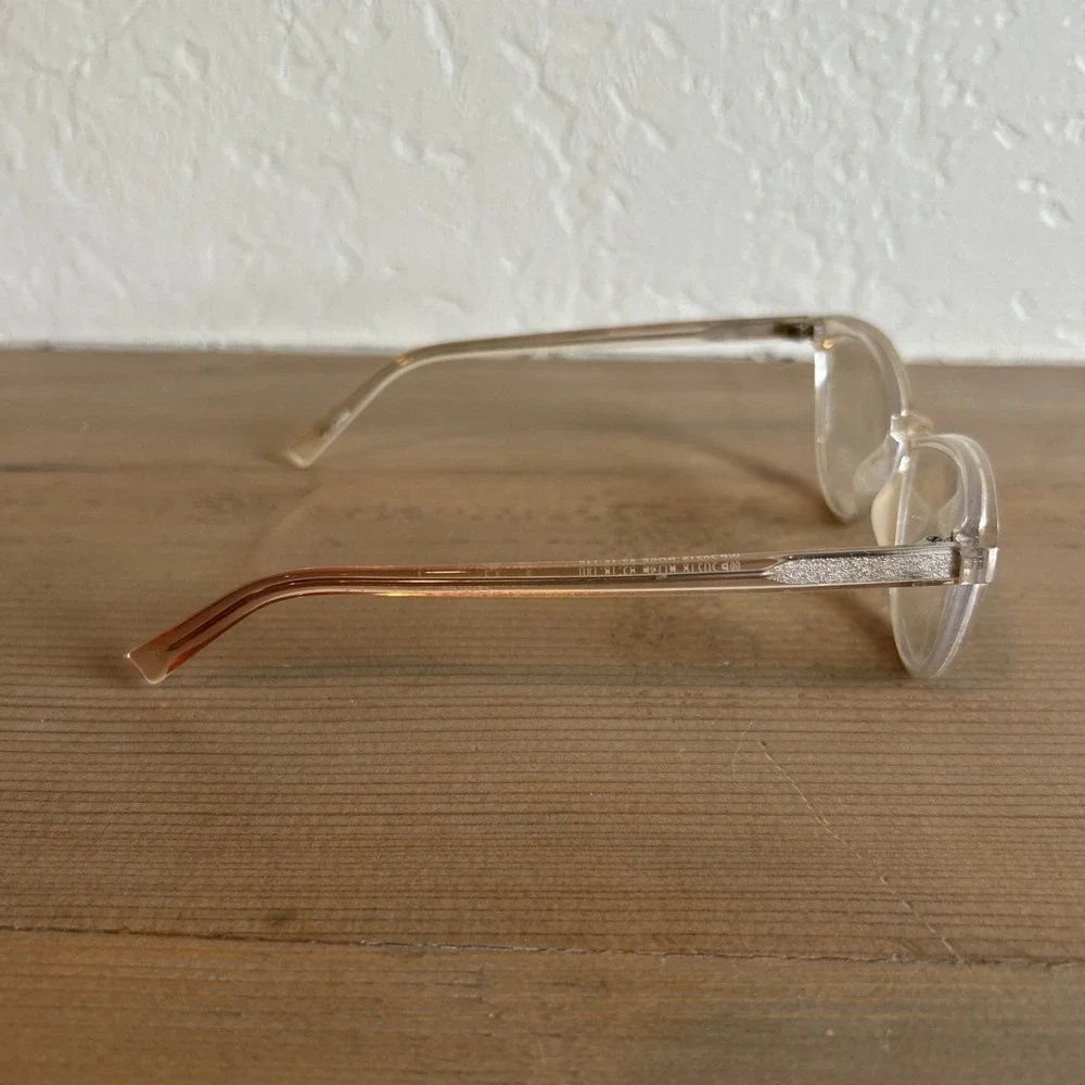 WP20218 Clear Rose Eyeglasses Frames Clear Rectangular 52-15-140