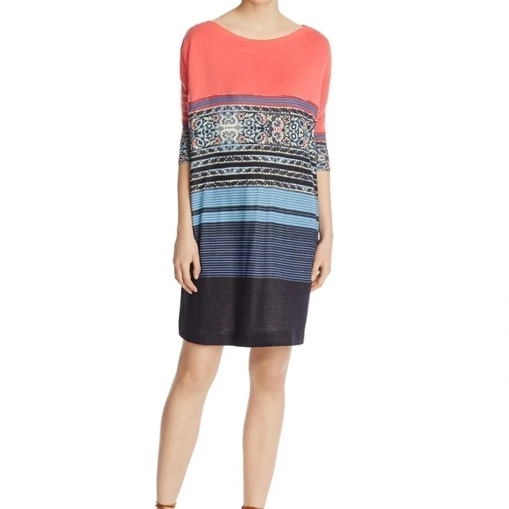 Free People Midi Dress Tunic Modal