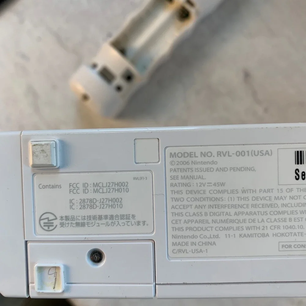 Wii nintendo rvl