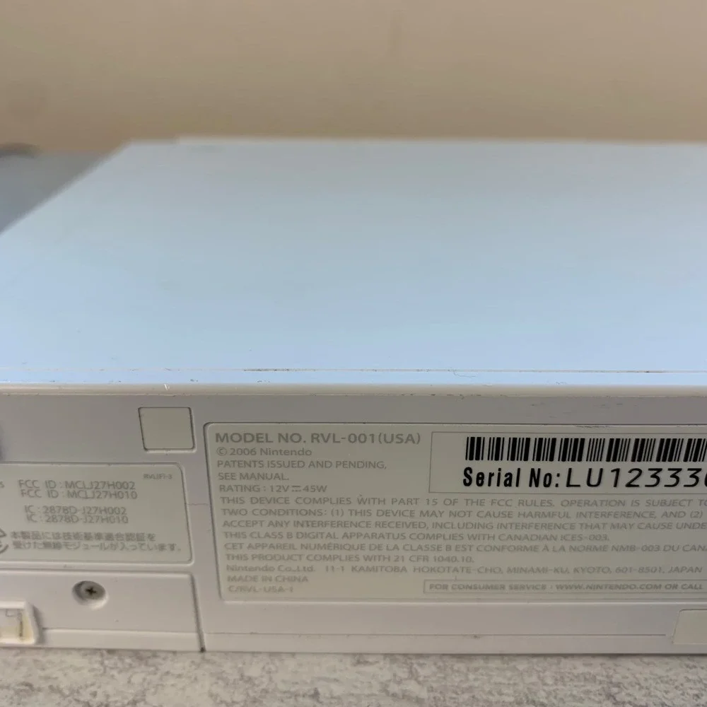 Wii nintendo rvl