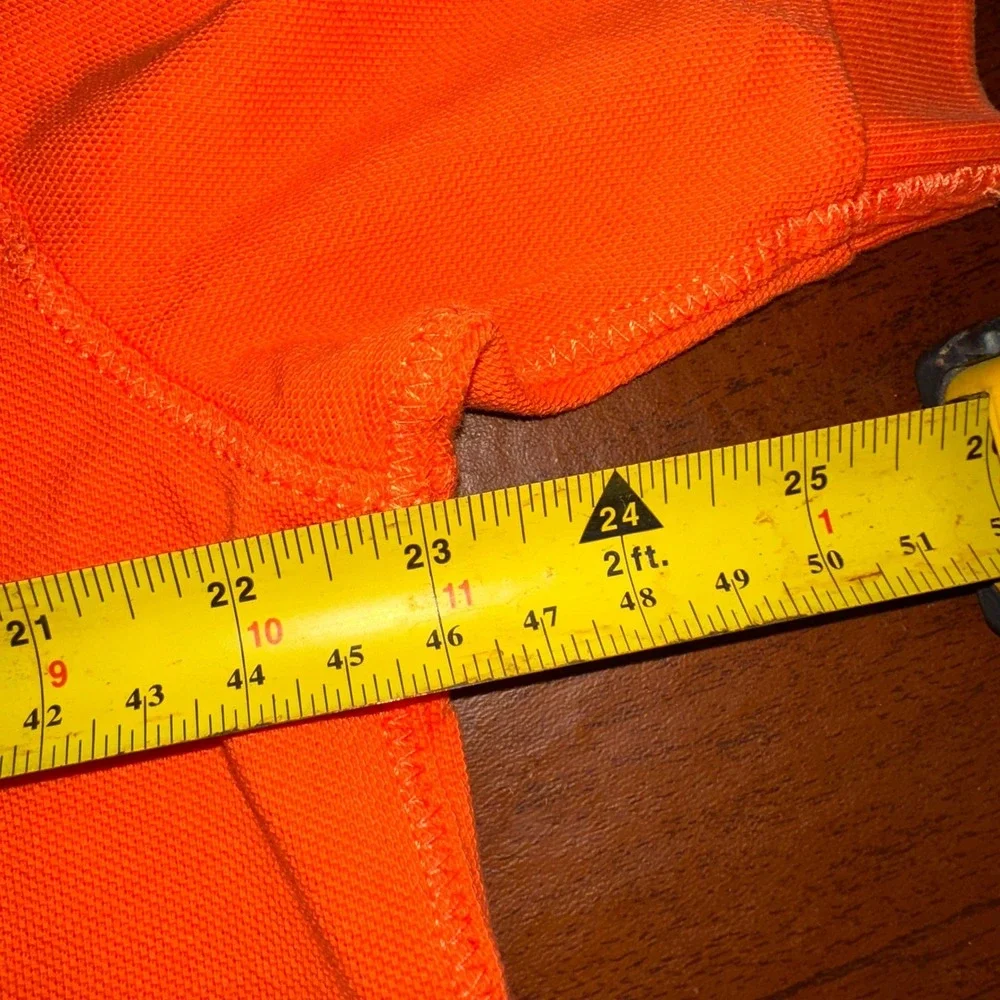 Polo Ralph Lauren Mens Orange Yacht Club 1st Class Nautical Polo Shirt Large NWT