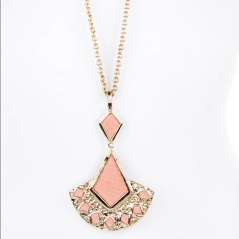 Kara by Kara Ross Snake skin pendant necklace