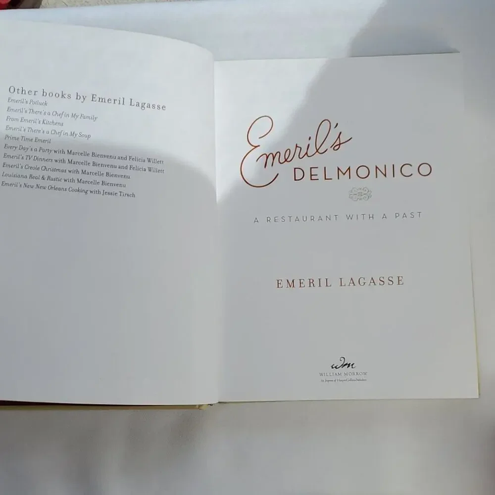 Emeril's Delmonico Cookbook Hard Cover 2005