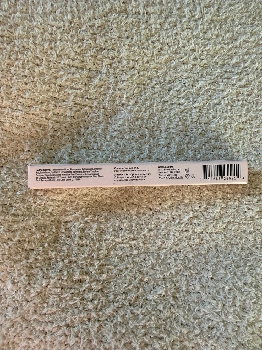 Glossier new package