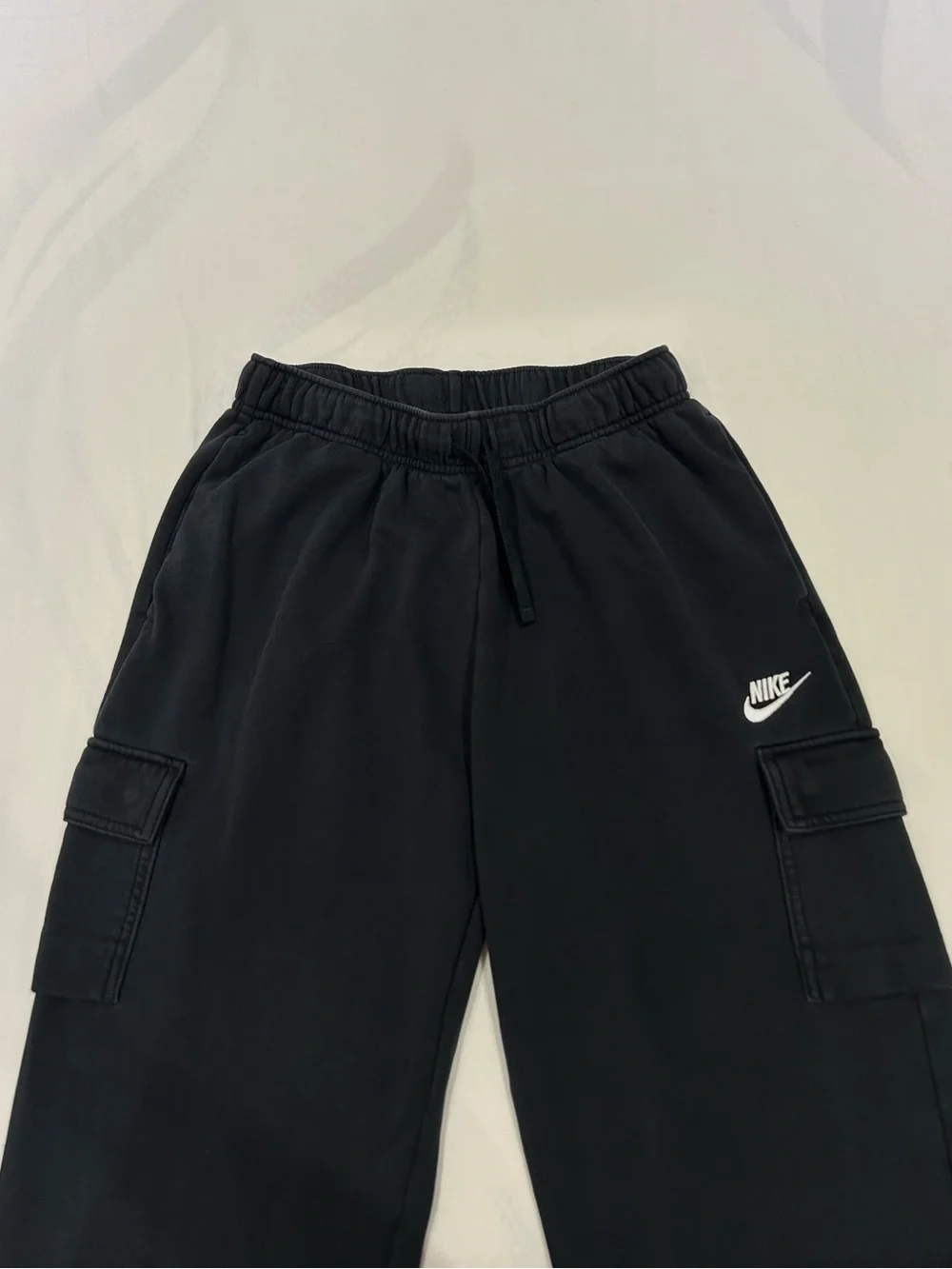 Nike Cargo Drawstring Fleece Women’s Sweatpants Joggers, Size S
