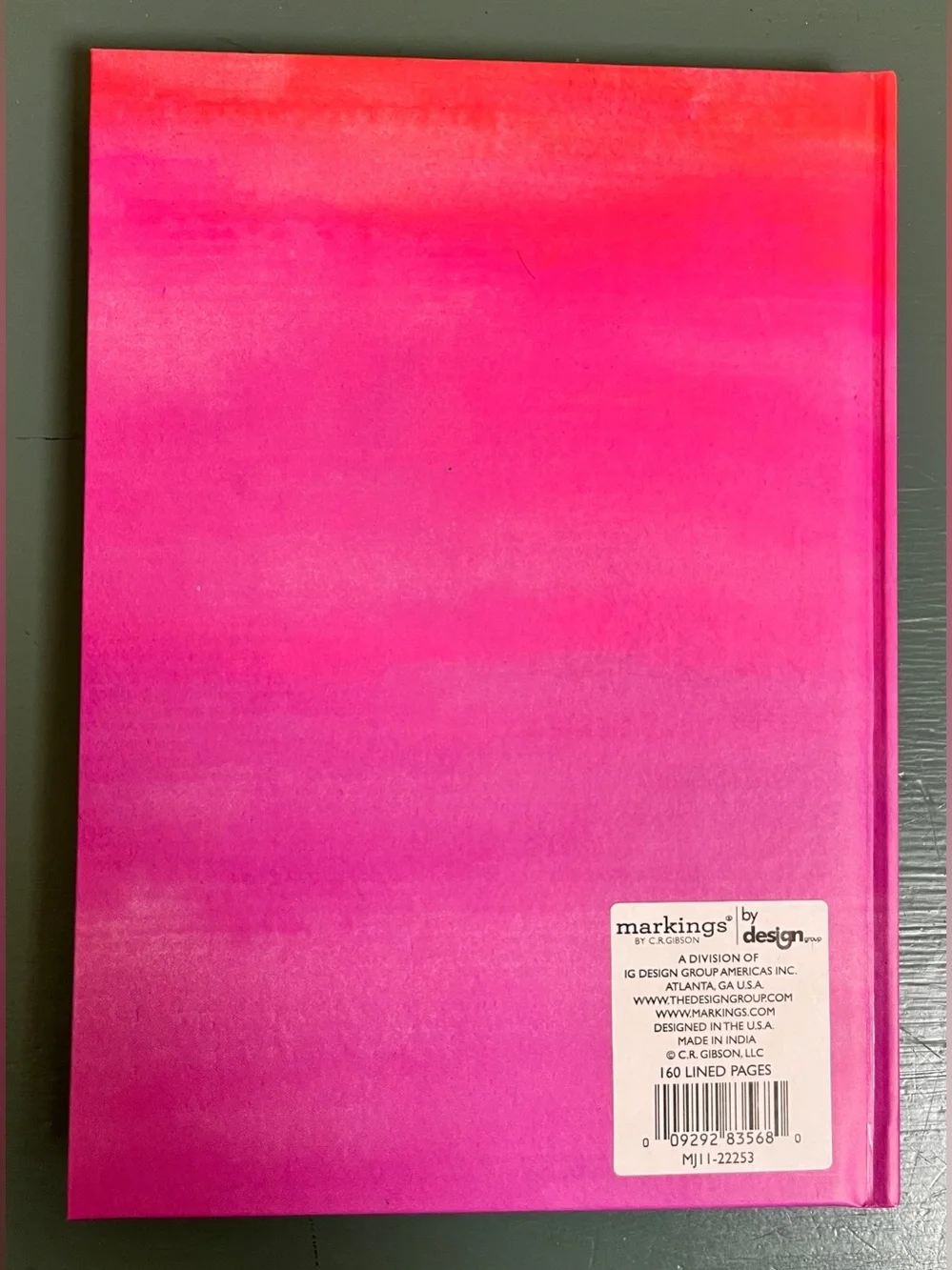 c.r. gibson hardcover journal