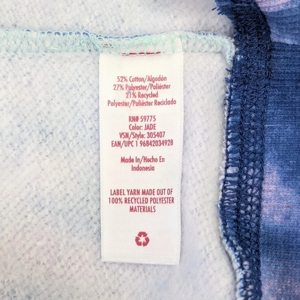 Justice Kids Tie-Dye Hoodie - Blue and Purple