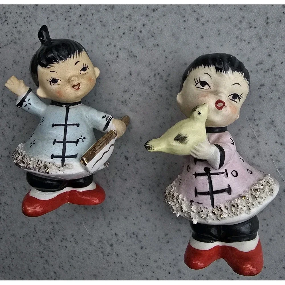 Enesco Japan Oriental‎  Salt & Pepper Shakers Vintage