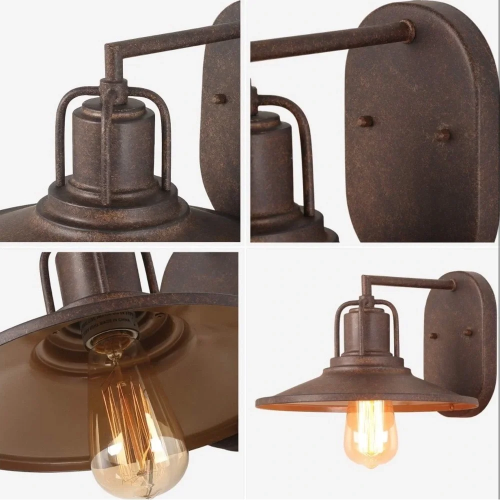 LALUZ Farmhouse Lighting Wall Sconces Rustic Hardwired NEW