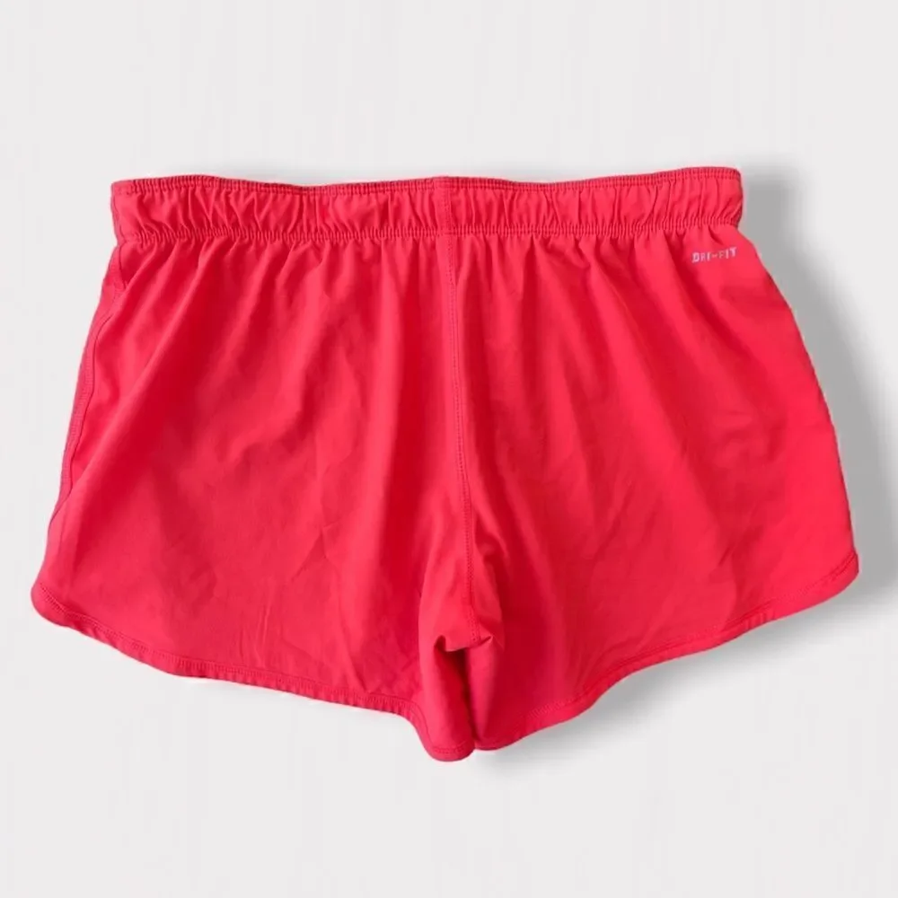 Nike Dri Fit Phantom Dual Running Shorts Fold Over Waist Orange Sz S