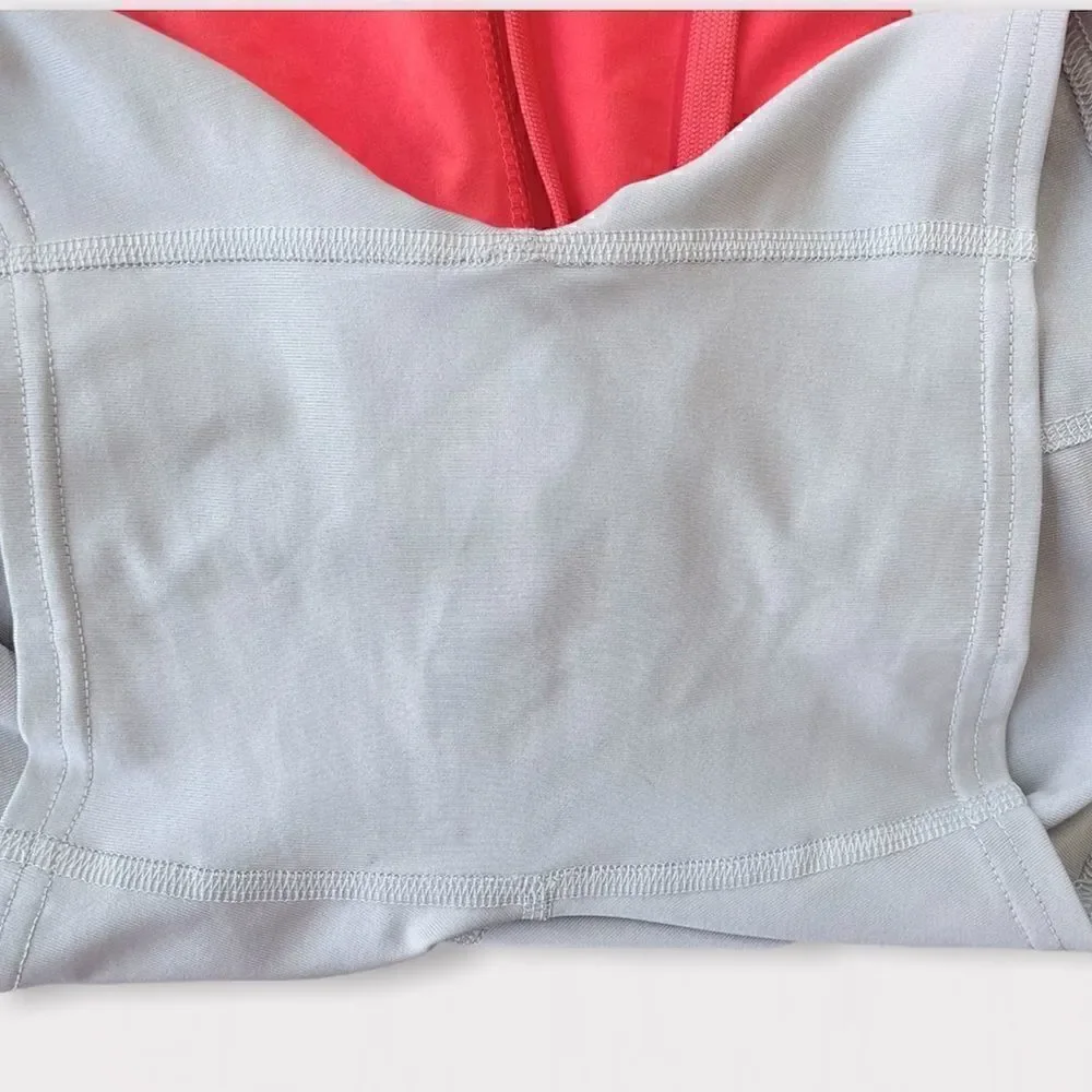 Nike Dri Fit Phantom Dual Running Shorts Fold Over Waist Orange Sz S
