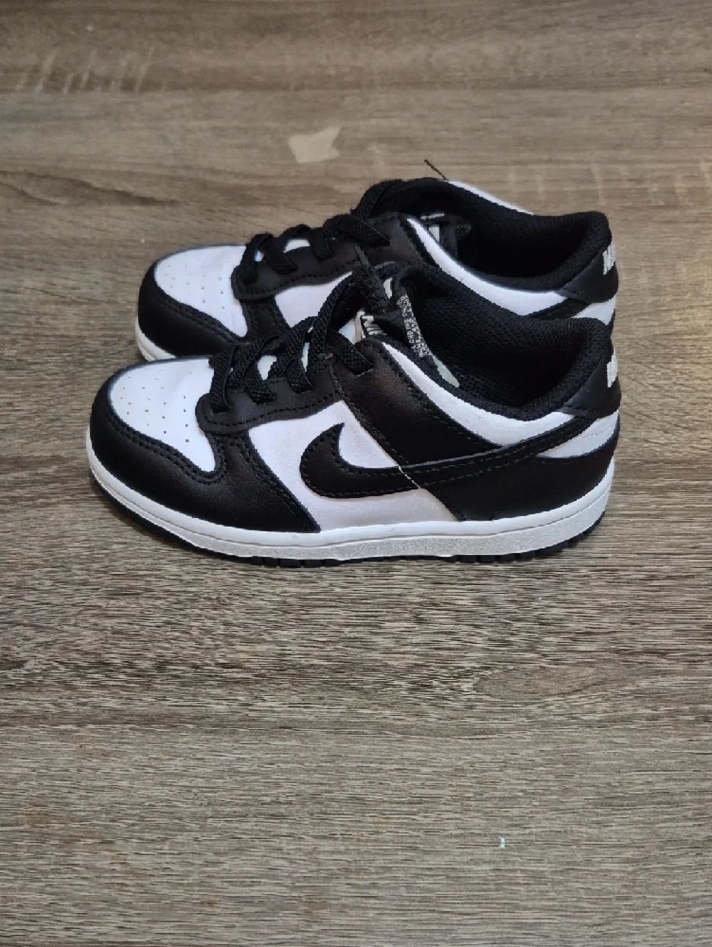Nike Kids Black and White Low-Top Sneakers