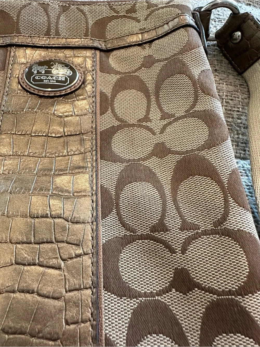 Coach signature canvas